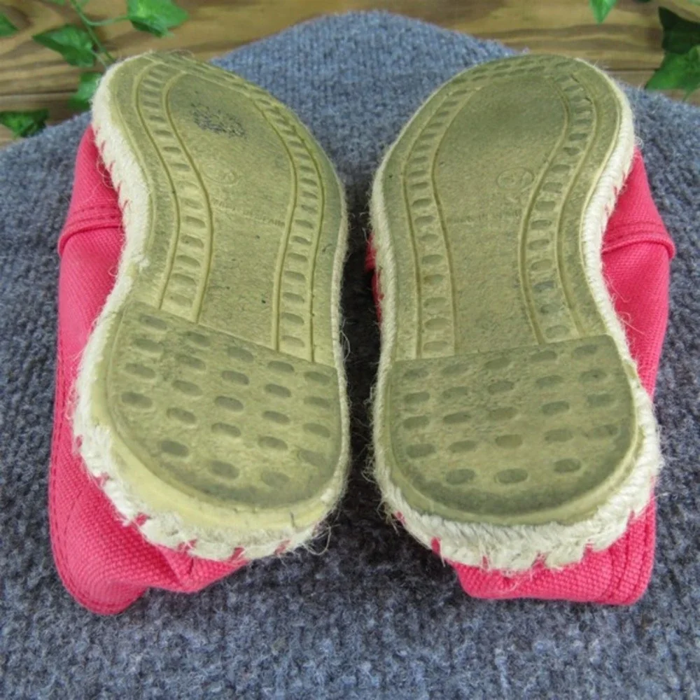 Hawkins Sport Women's  Espadrille Coral Fabric‎ Sz 37 Medium Gently Used 2025